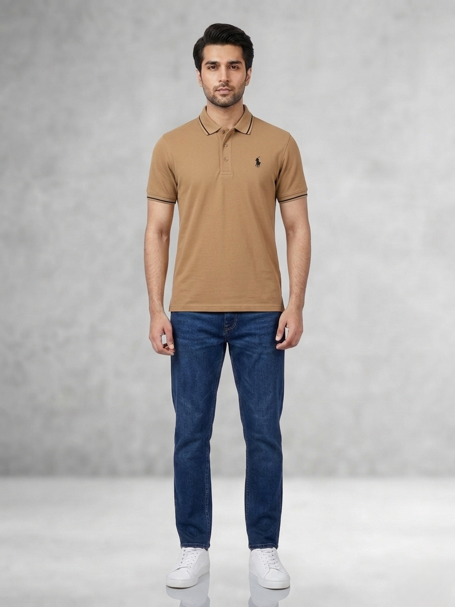 Performance Polo Tee - Cotton | Skin | Quick-Dry and UV Protection