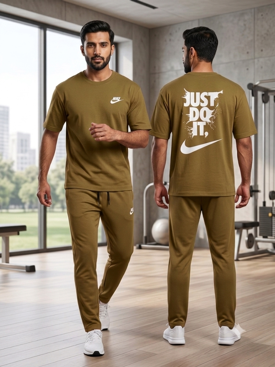 Track Suit for Mens - Golden Brown Color
