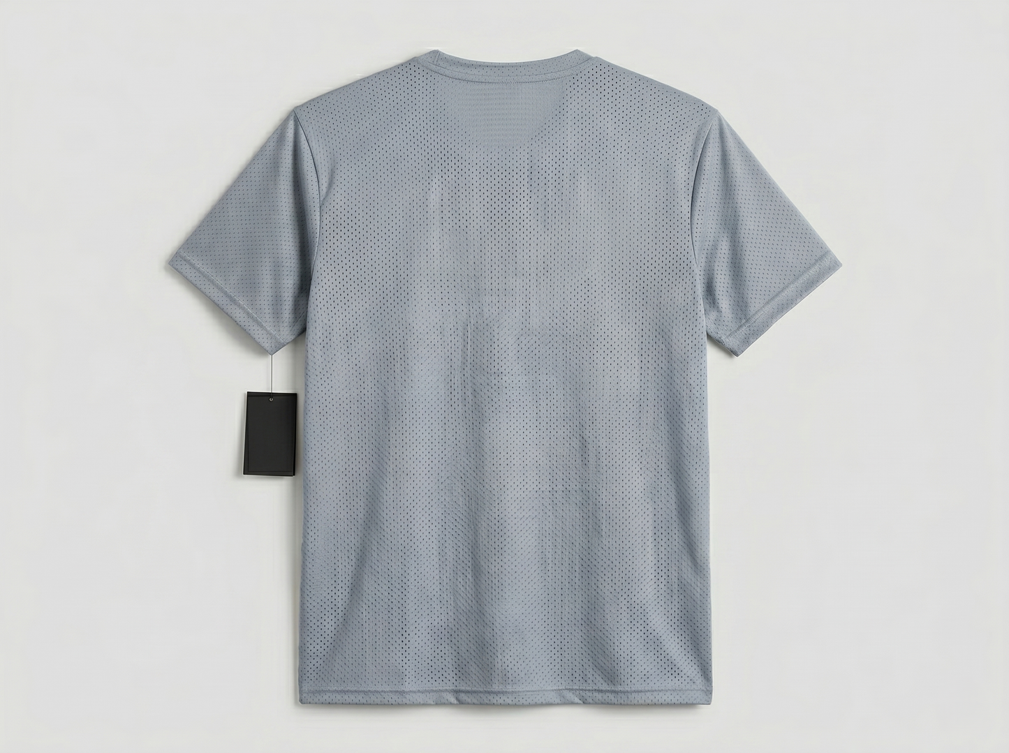 Gray Mesh Stretch Sports T‑Shirt – BeBold