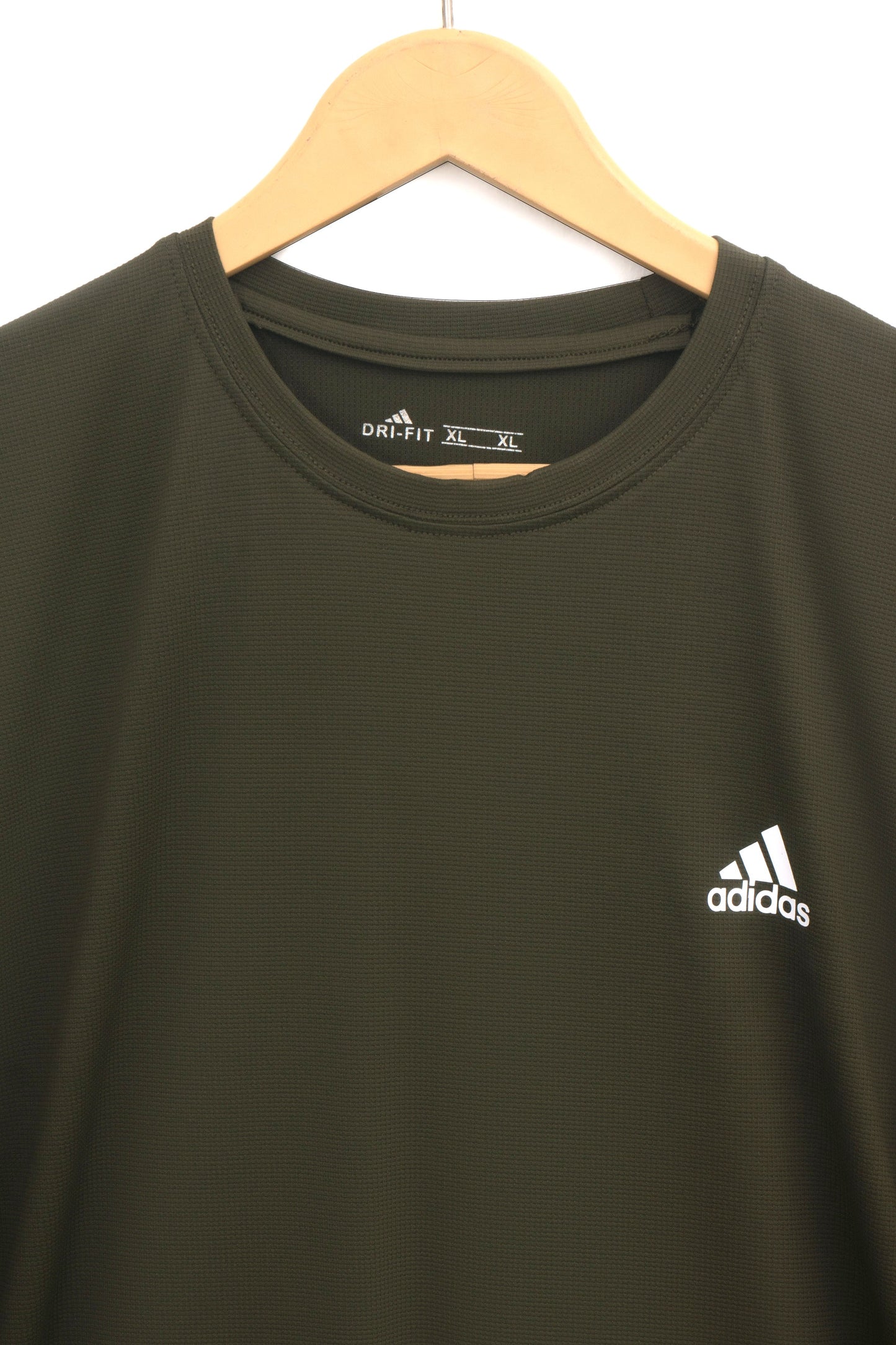 Olive Green Dri-fit 4 Way Stretch T‑Shirt-BeBold