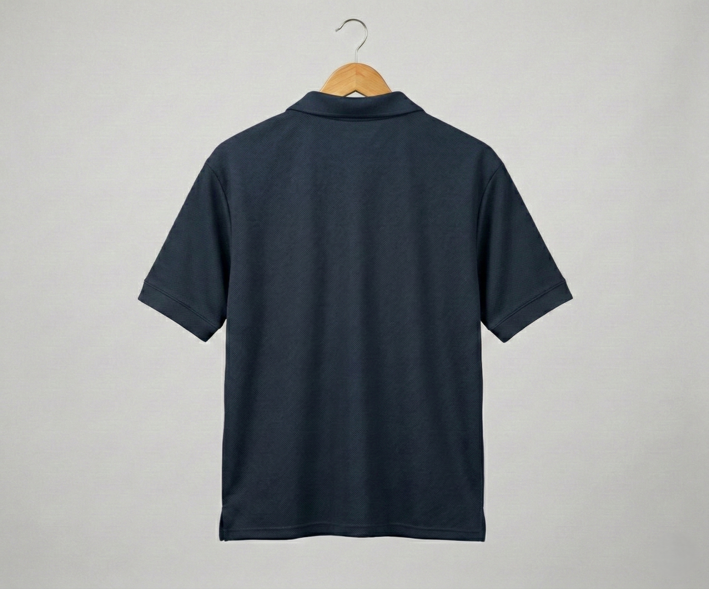 Popcorn Polo Shirt for Men | Sami Down Shoulder Relaxed Fit | Navy