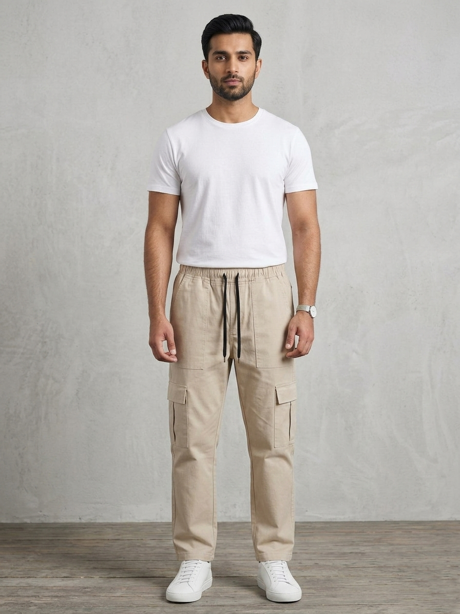 Premium Cargo Trouser Skin Color - bebold