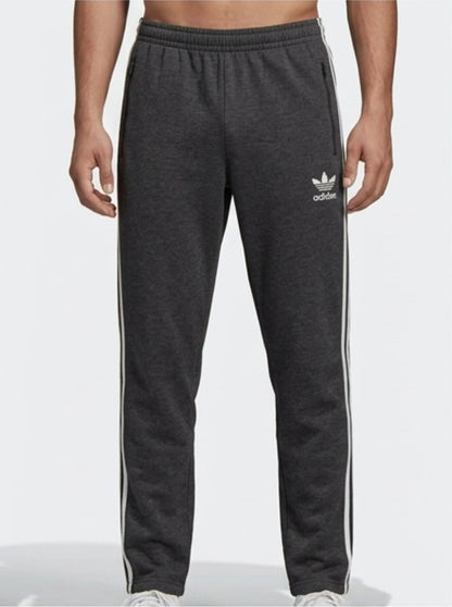 Men's 3-Stripes Regular Fit Track Pants Gray Color - bebold