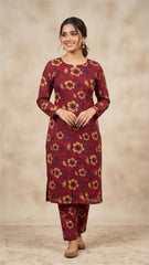 Bebold Digital Printed Bana Doria Lawn 2-PC Unstitched | Red Floral