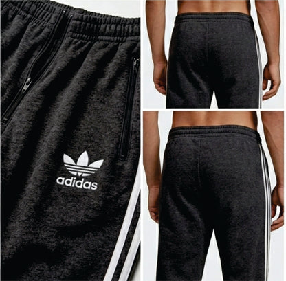 Men's 3-Stripes Regular Fit Track Pants Gray Color - bebold