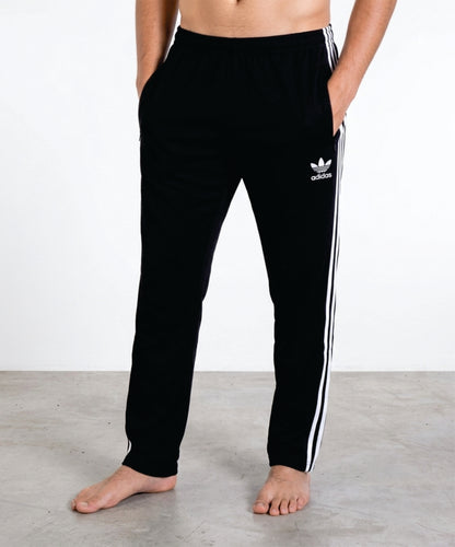 Men's 3-Stripes Regular Fit Track Pants Black Color - bebold