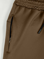 Brown Premium Active Wear Trouser-BeBold
