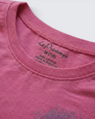 100% Cotton Butterfly Printed T-Shirt for Girls | Soft Single Jersey | Sizes 2T to 16