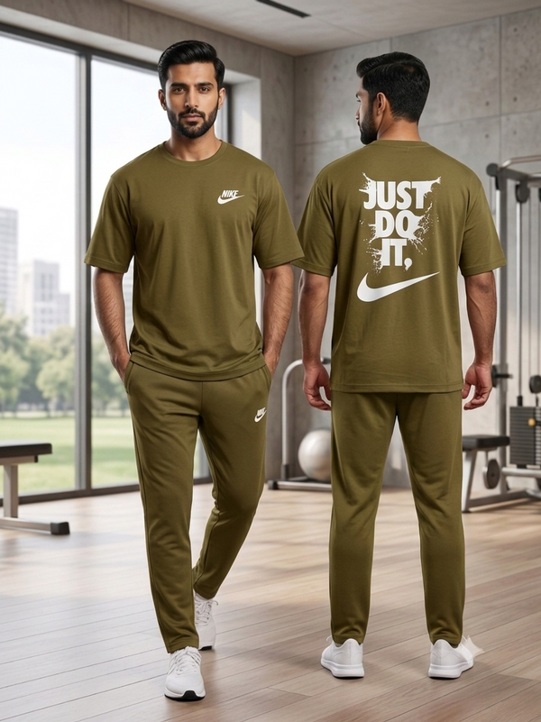 Track Suit for Mens - Golden Brown Color
