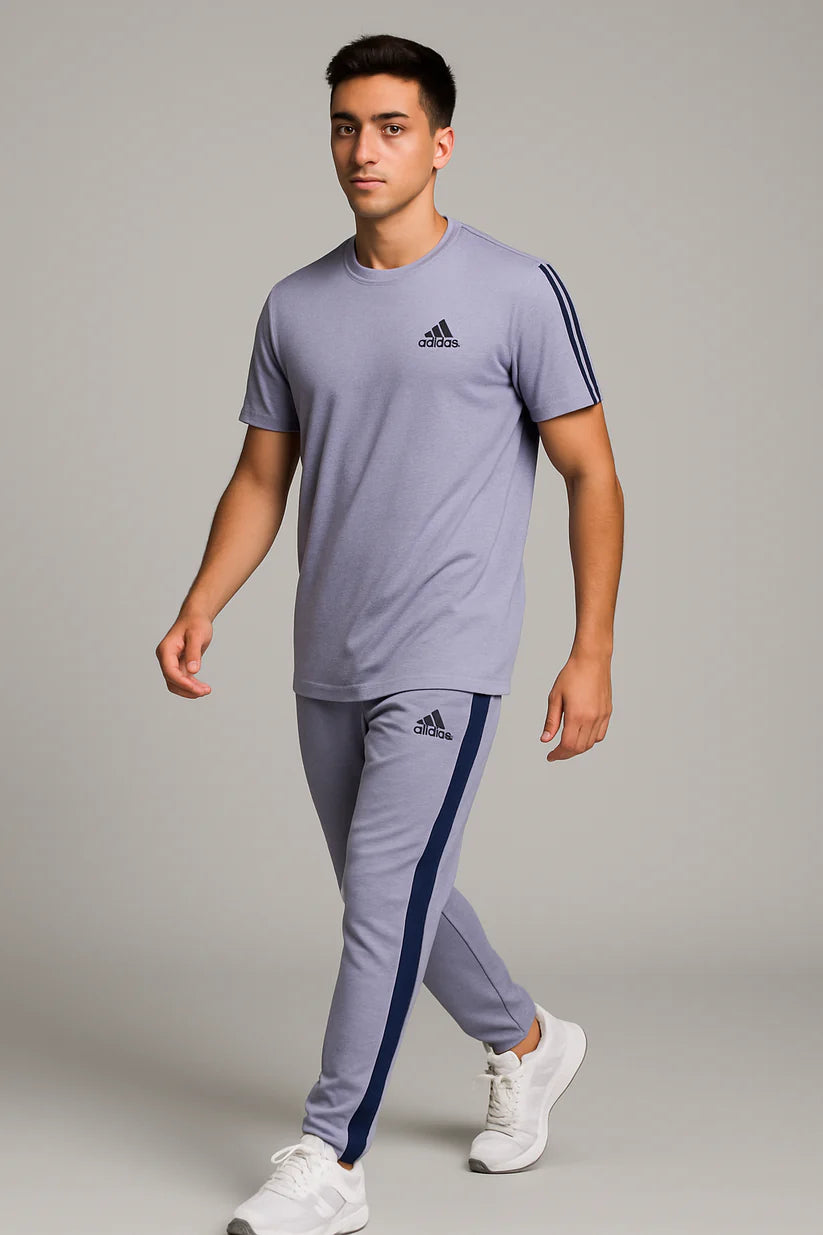 Grey Premium Twinset Suit-Bebold