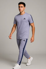 Grey Premium Twinset Suit-Bebold