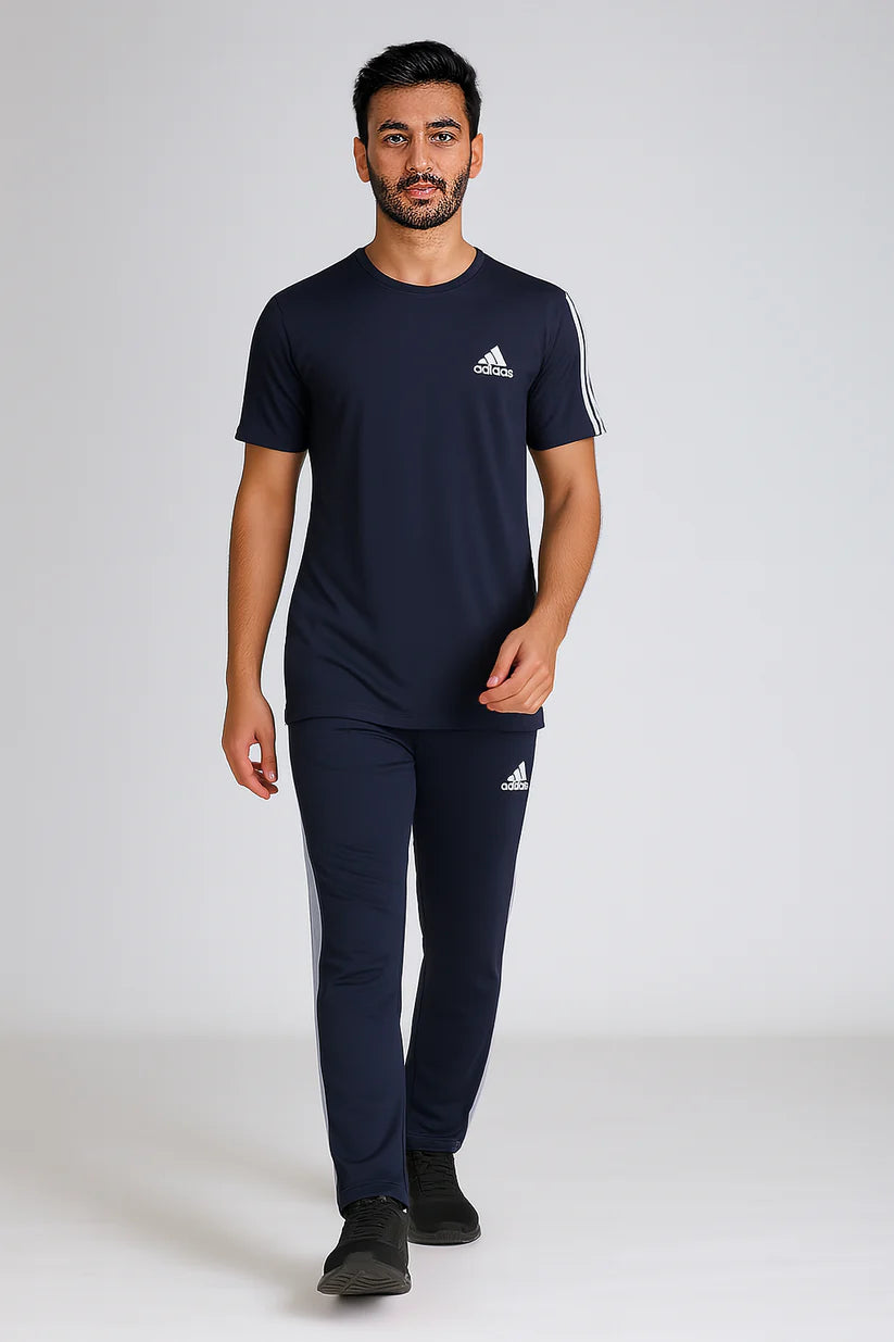 Blue Premium Twinset Suit-Bebold