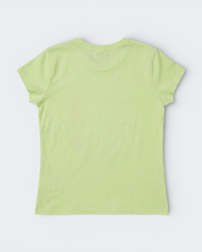 100% Cotton Donut Kitty Printed T-Shirt for Girls | Soft Single Jersey | Sizes 2T to 16