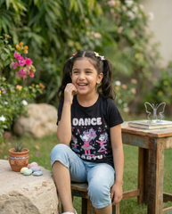 100% Cotton Unicon Printed T-Shirt for Girls | Soft Single Jersey | Sizes 2T to 16