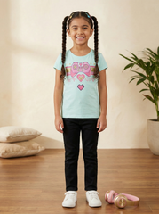 100% Cotton Gamer Printed T-Shirt for Girls | Soft Single Jersey | Sizes 2T to 16