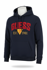 Navy Comfortable Hoodie Withe Unique Style -Bebold