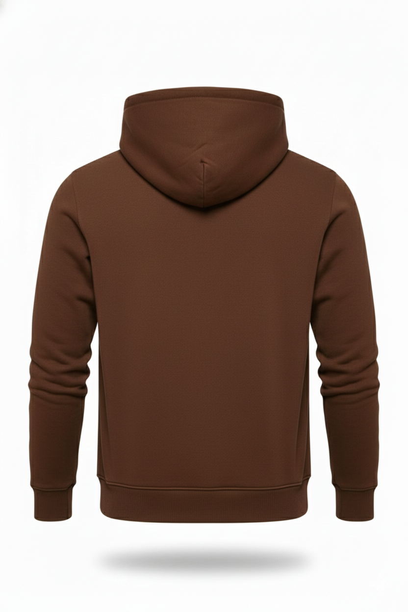 Brown Comfortable Hoodie Withe Unique Style -Bebold