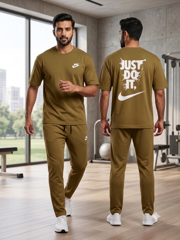 Track Suit for Mens - Golden Brown Color