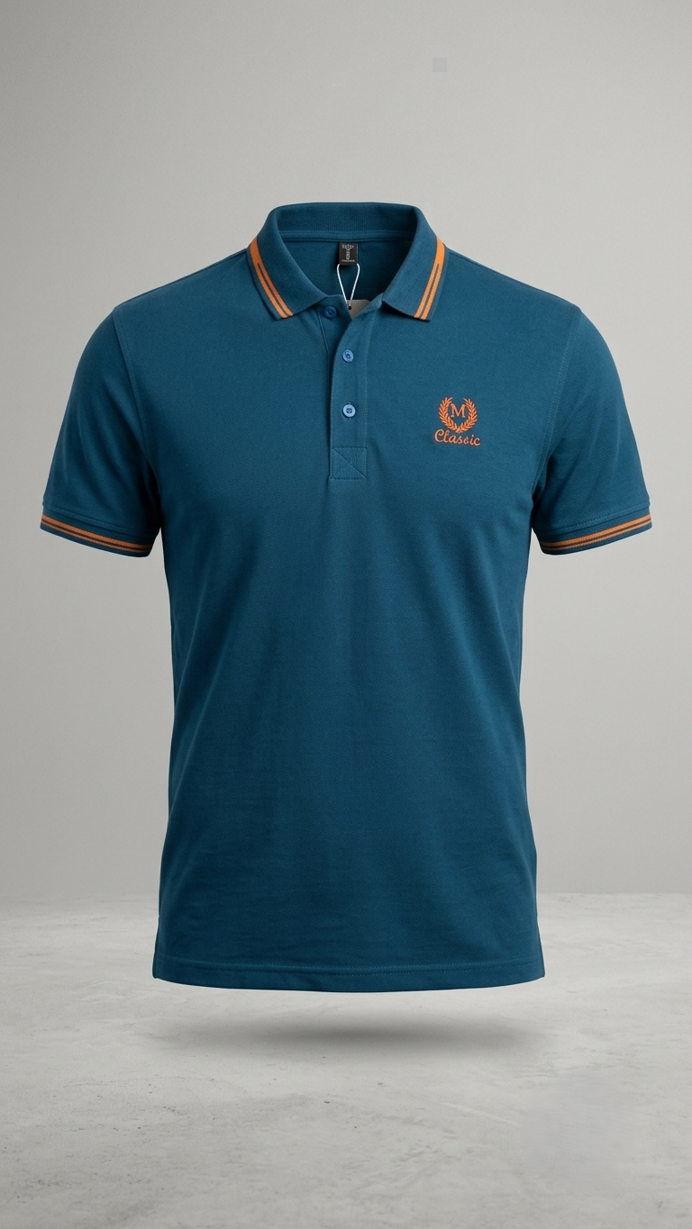 Classic Polo Tee Shirt -Zink Color