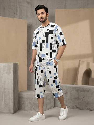 T-Shirt Printed + Shorts – Summer Wear (WYTS105)