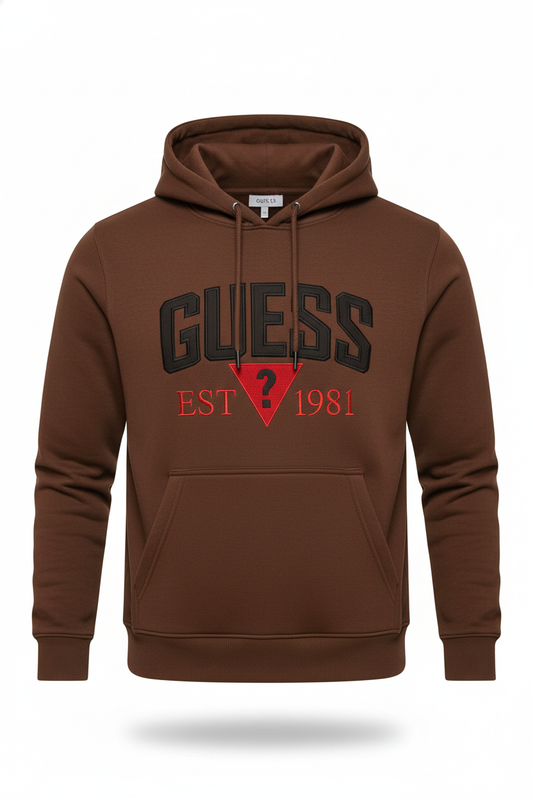 Brown Comfortable Hoodie Withe Unique Style -Bebold