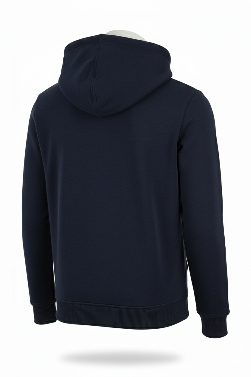 Navy Comfortable Hoodie Withe Unique Style -Bebold