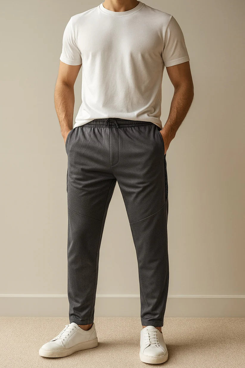 Gray Active Line Trouser - Bebold