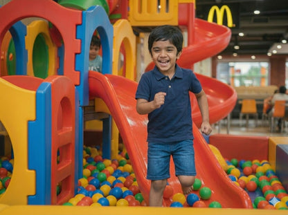 100% Cotton Blue Polo for Kids (9 Months - 5 Years) - Skin Friendly & Regular Fit