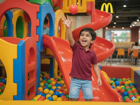 100% Cotton Red for Kids (9 Months - 5 Years) - Skin Friendly & Regular Fit