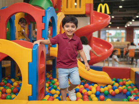 100% Cotton Red for Kids (9 Months - 5 Years) - Skin Friendly & Regular Fit