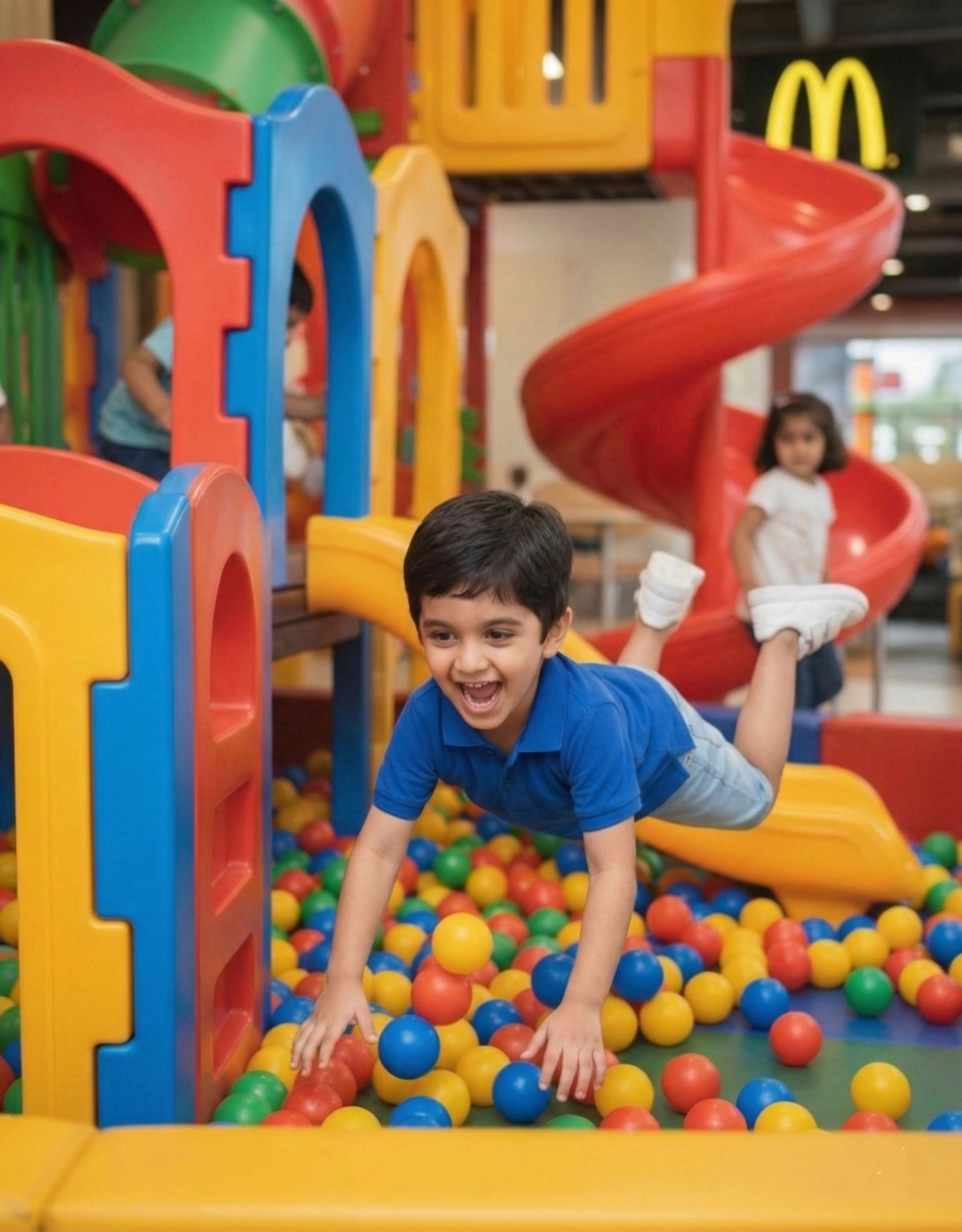 100% Cotton Royal Blue for Kids (9 Months - 5 Years) - Skin Friendly & Regular Fit