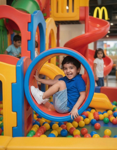 100% Cotton Royal Blue for Kids (9 Months - 5 Years) - Skin Friendly & Regular Fit
