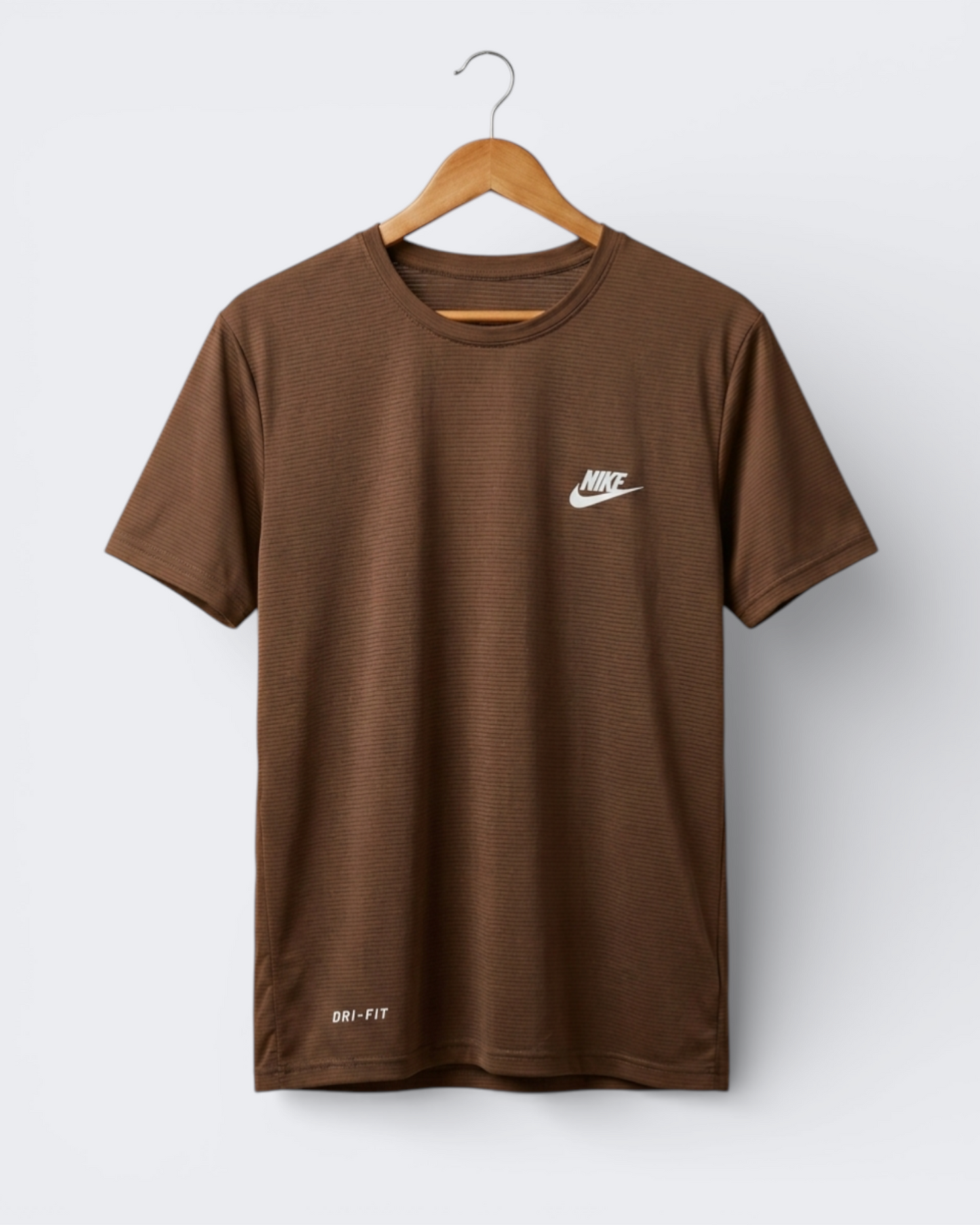Premium Brown Dry Fit Tee | Gym & Casual Wear