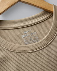 Premium Beige Dry Fit Tee | Gym & Casual Wear