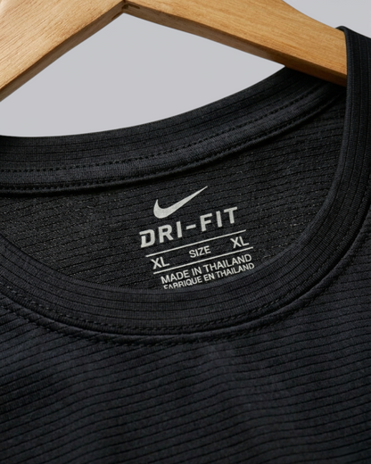Premium Black Dry Fit Tee | Gym & Casual Wear