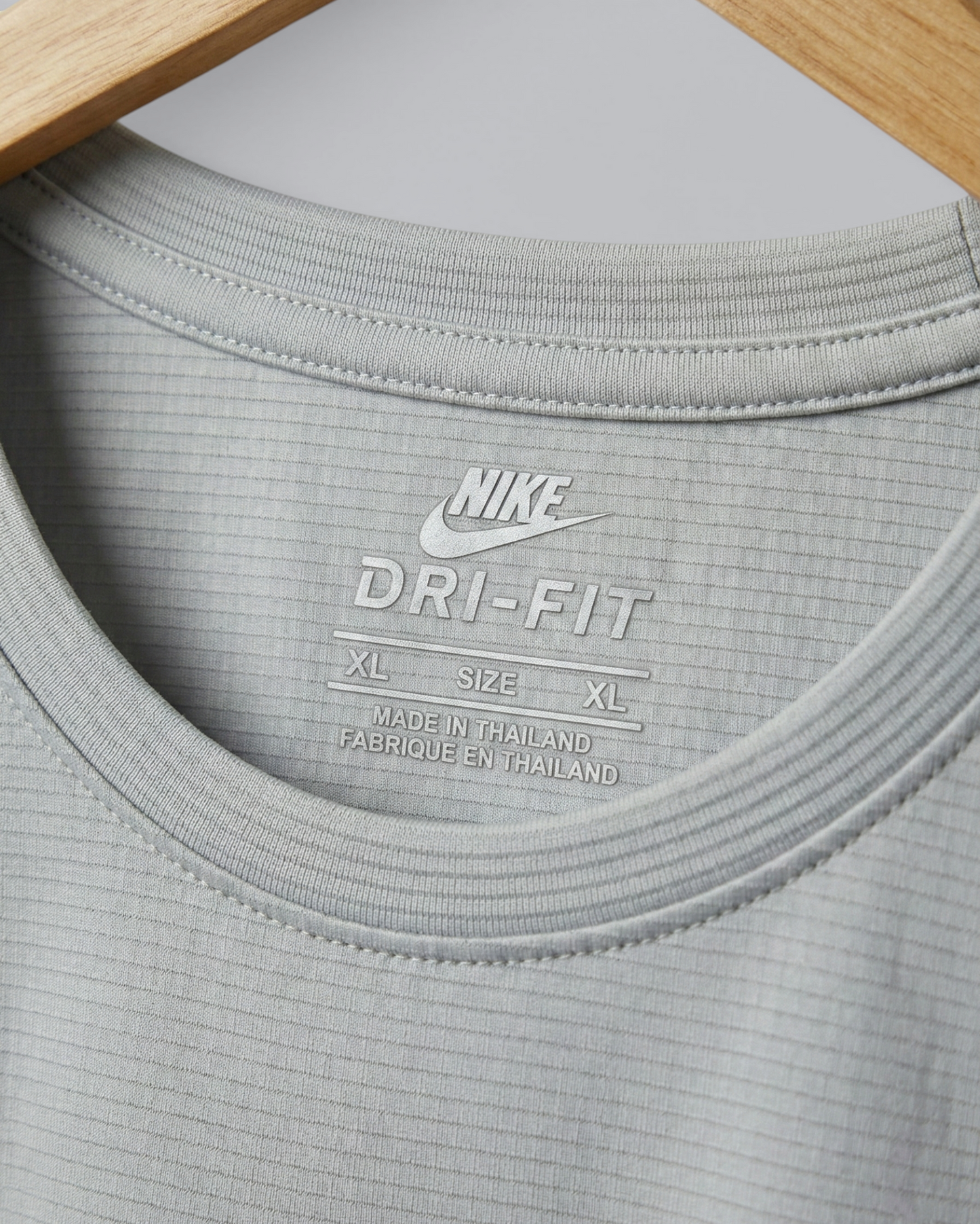 Premium Gray Dry Fit Tee | Gym & Casual Wear