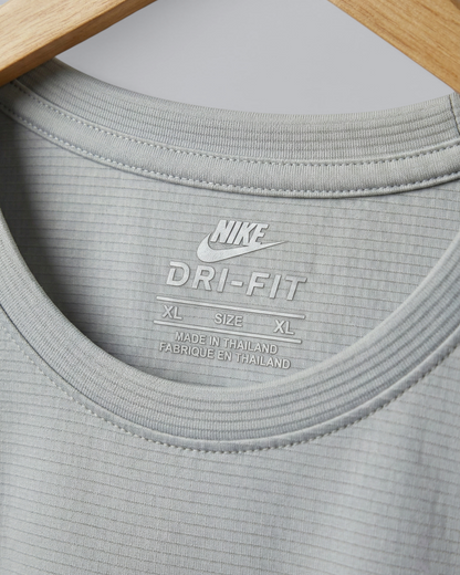 Premium Gray Dry Fit Tee | Gym & Casual Wear