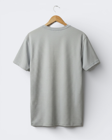 Premium Gray Dry Fit Tee | Gym & Casual Wear