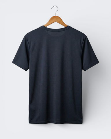 Premium Navey Blue Dry Fit Tee | Gym & Casual Wear