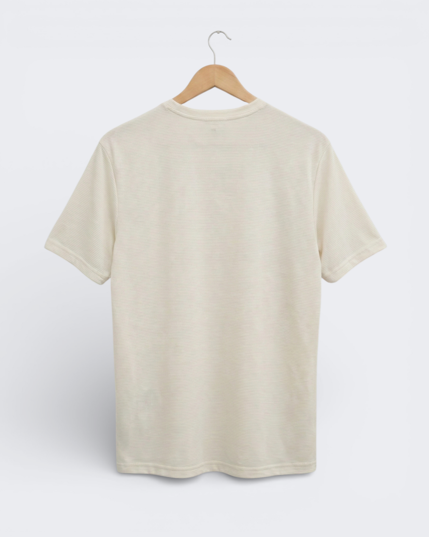 Premium Off White Dry Fit Tee | Gym & Casual Wear