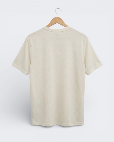 Premium Off White Dry Fit Tee | Gym & Casual Wear