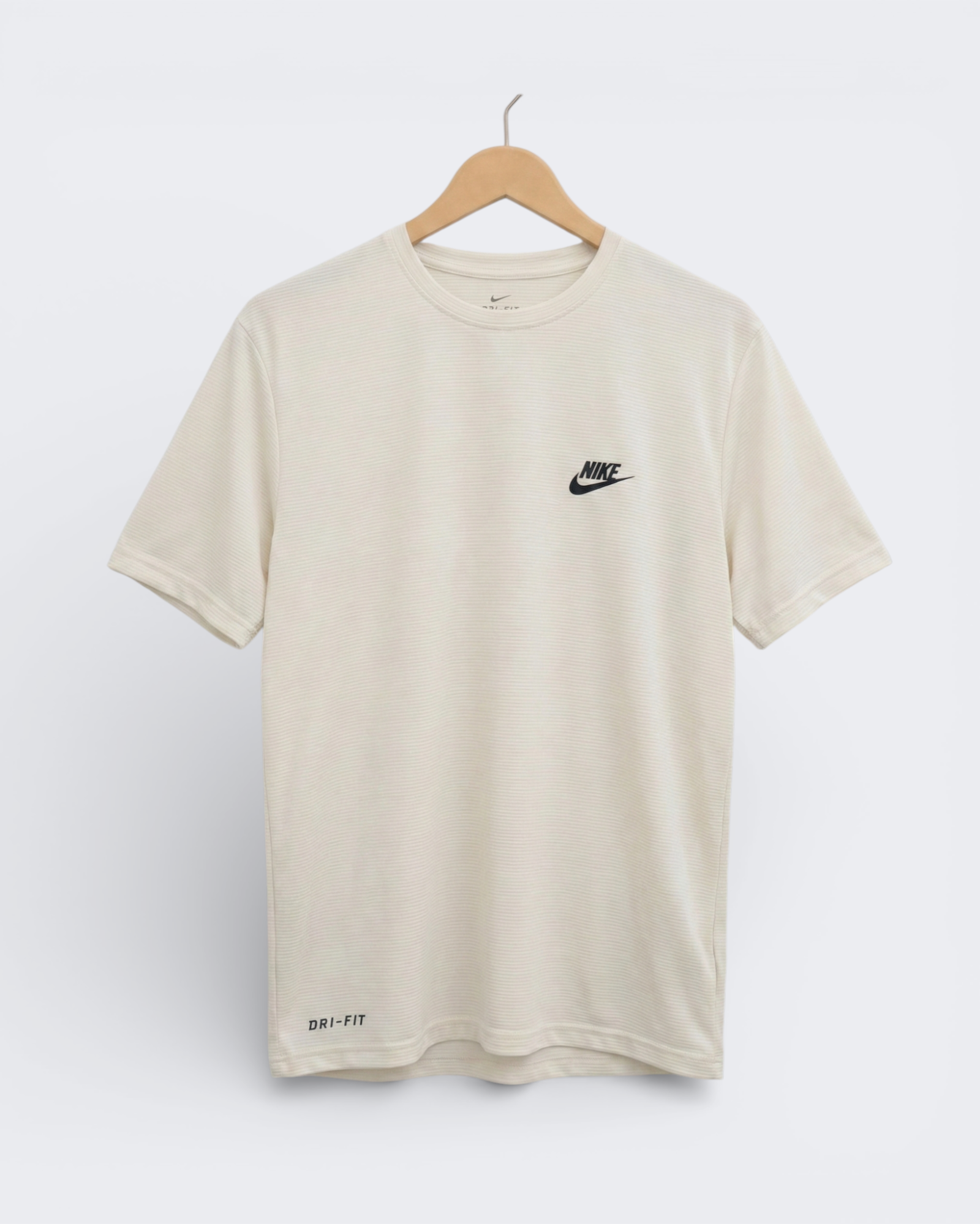 Premium Off White Dry Fit Tee | Gym & Casual Wear