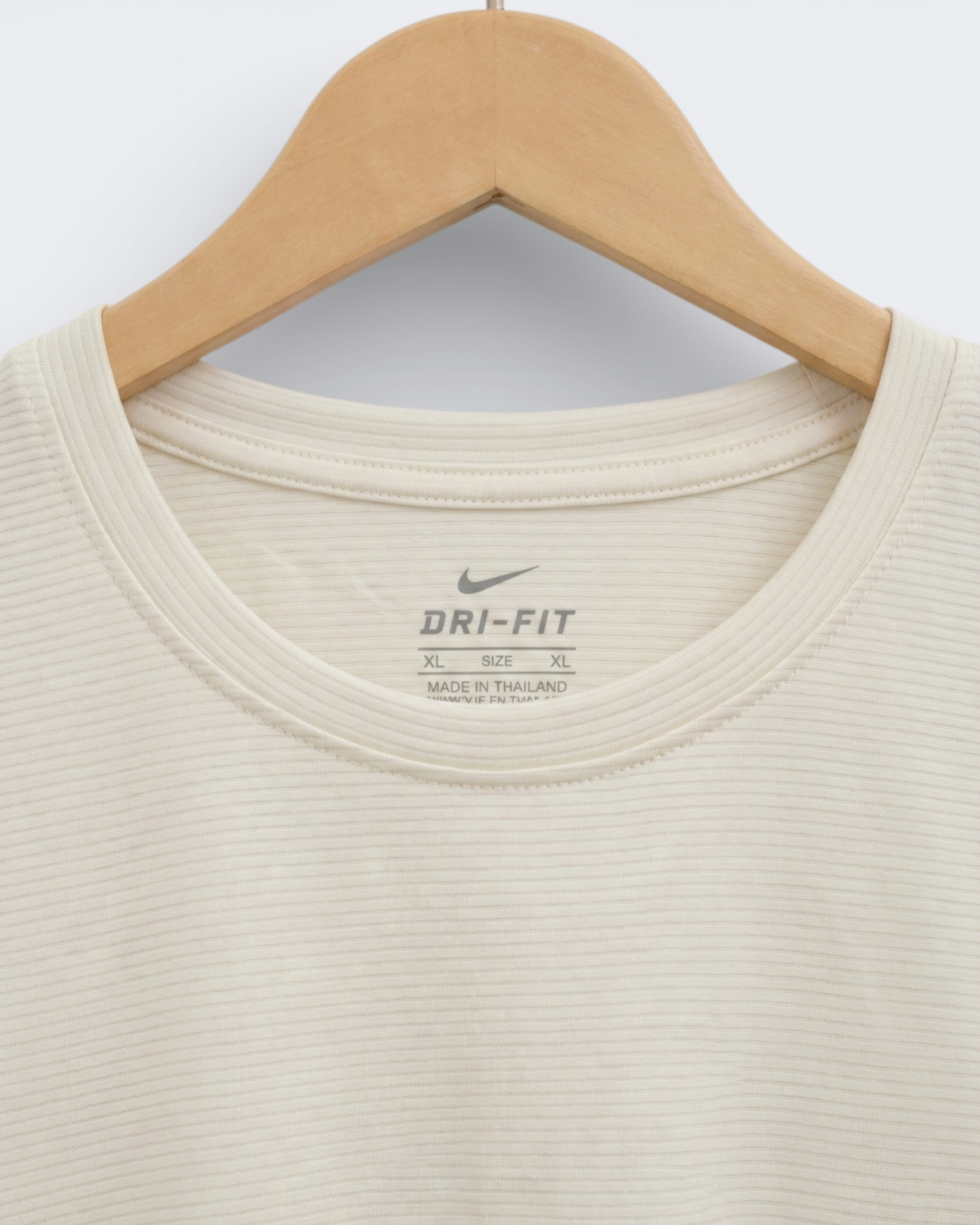 Premium Off White Dry Fit Tee | Gym & Casual Wear