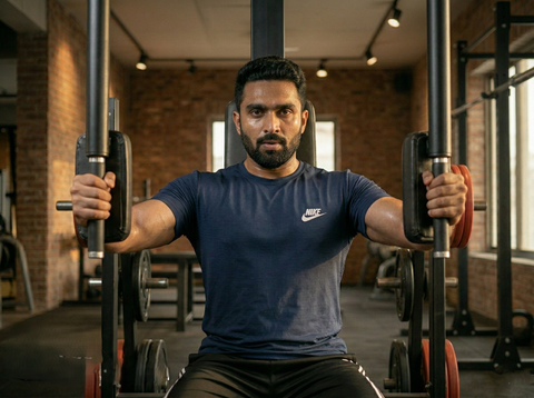 Premium Navey Blue Dry Fit Tee | Gym & Casual Wear