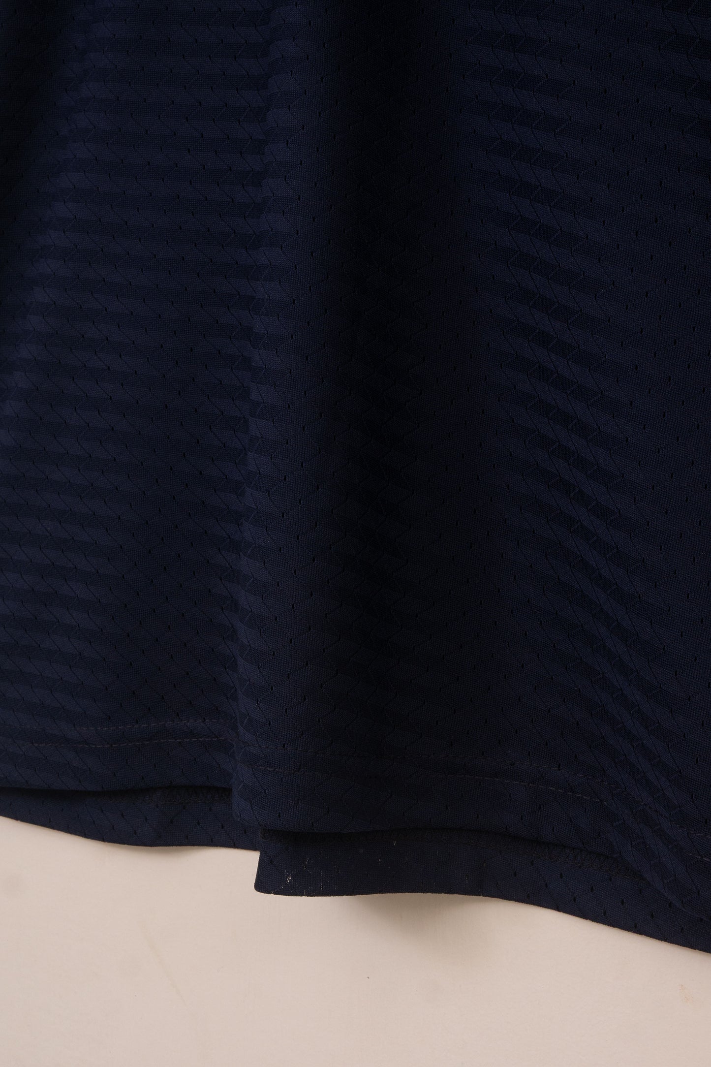 Blue Mesh Strech Sports T‑Shirt – BeBold