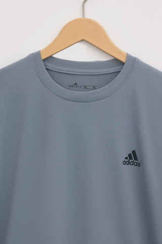Gray Dri-fit 4 Way Stretch T‑Shirt-BeBold