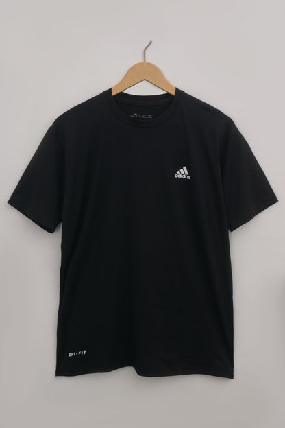 Black Dri-fit 4 Way Stretch T‑Shirt-BeBold