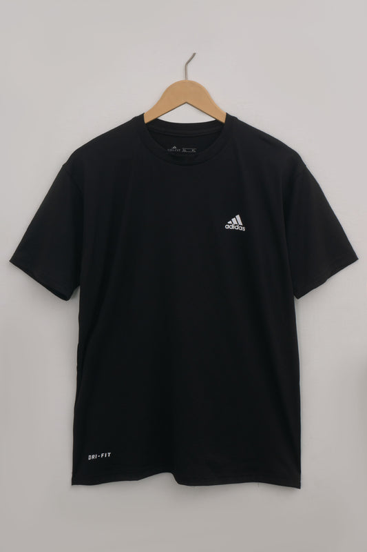 Black Dri-fit 4 Way Strech T‑Shirt-BeBold