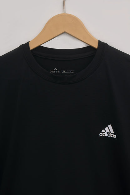 Black Dri-fit 4 Way Stretch T‑Shirt-BeBold