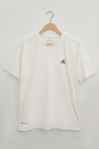 Off White Dri-fit 4 Way Stretch T‑Shirt-BeBold
